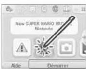 NINTENDO 2DS XL - Touchez l'icône de la carte de jeu, puis touchez DÉMARRER. - 1
