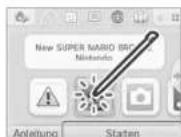 NINTENDO 2DS XL - Berühren Sie das Kartensymbol und dann STARTEN - 1