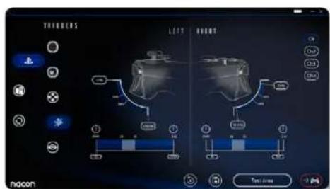 Nacon Revolution Unlimited Pro Controller PS4 - Dop o aver installato la companion app per PC/Mac, sare possibile effettuare le seguenti operazioni: - 2