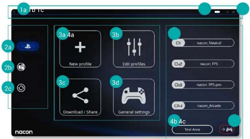 Nacon Revolution Unlimited Pro Controller PS4 - 5/ Application PC / Mac * - 1