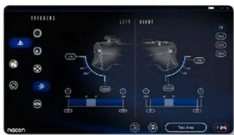 Nacon Revolution Unlimited Pro Controller PS4 - Nadat je de PC/MAC Companion app hebt gedownload, heb je de volgende möglichkheden: - 2