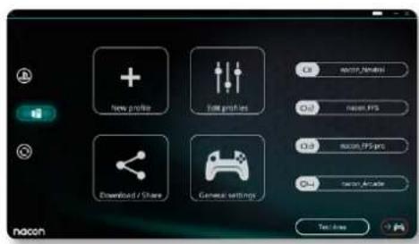Nacon Revolution Unlimited Pro Controller PS4 - After installing the PC / Mac companion app you will be able to do the following: - 1