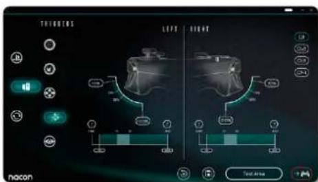 Nacon Revolution Unlimited Pro Controller PS4 - Dop o aver installato la companion app per PC/Mac, sare possibile effettuare le seguenti operazioni: - 2