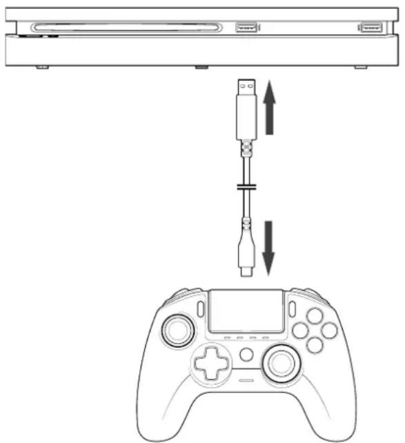Nacon Revolution Unlimited Pro Controller PS4 - a. Bedrade communicatie - 1