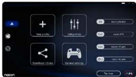 Nacon Revolution Unlimited Pro Controller PS4 - Nach der Installation der PC/Mac Companion App konnen Sie folgenden tun: - 1