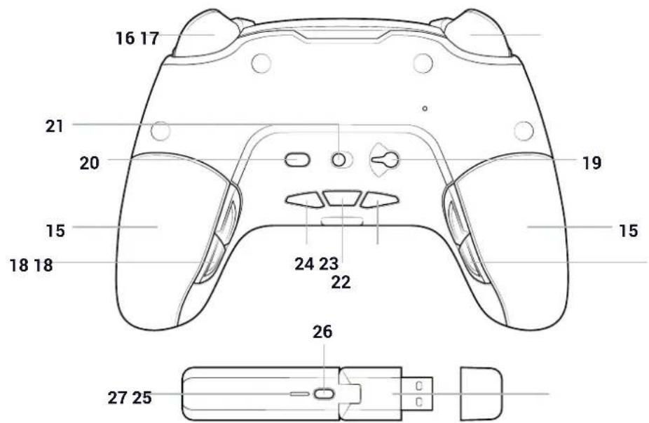 Nacon Revolution Unlimited Pro Controller PS4 - Garantía - 3