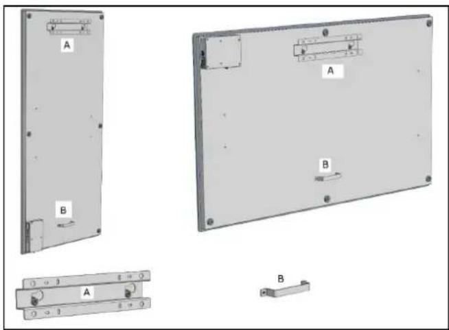 Eurom Mon Soleil 601 - Wandmontage: - 2
