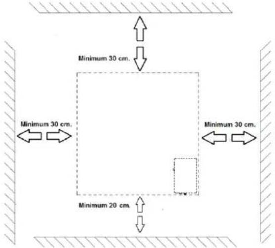 Eurom Mon Soleil 601 - Montarea pe perete: - 1
