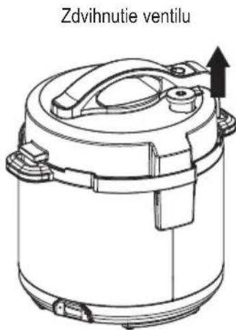 CROCK POT Express CSC051X - UVOL'NENIE TLAKU PO DOKONÇENİ PRIPRAVY JEDLA - 3