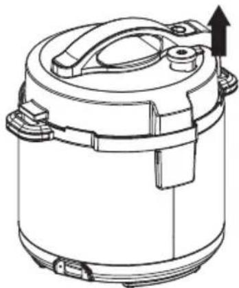 CROCK POT Express CSC051X - SLIPPE UT TRYKK VED SLUTTEN AV TILBEREDNINGEN - 3