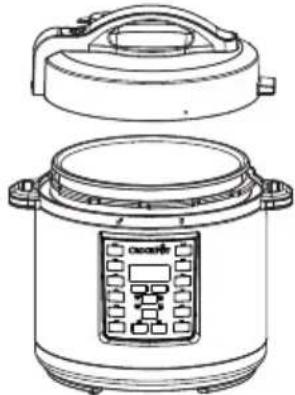 CROCK POT Express CSC051X - ZOSTAVENIE: - 1