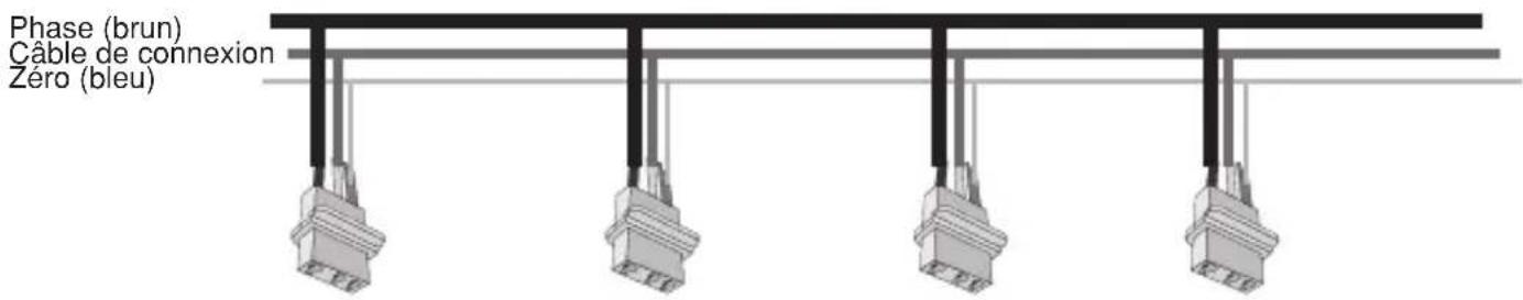 ALECTO SA240 - BRANCHER LES DETECTEURS VIA LE CABLE CONNEXION. - 1