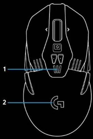 LOGITECH G903 Lightspeed Wireless - ÉCLAIRAGE RVB PROGRAMMABLE - 1