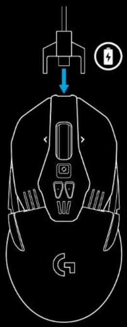 LOGITECH G903 Lightspeed Wireless - CARREGANDO/DADOS POR CABO - 1