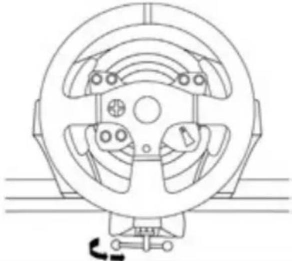 THRUSTMASTER TX Racing Wheel Leather Edition (Xbox One) - Fijación del volante de carreras a una mesa o un escritorio - 4