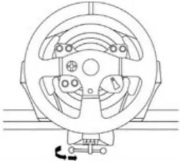 THRUSTMASTER TX Racing Wheel Leather Edition (Xbox One) - Mocowanie kierownicy do stołu lub biurka - 4