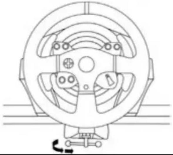 THRUSTMASTER TX Racing Wheel Leather Edition (Xbox One) - Τοποθέτηση τιμονιέρας σε τραπέζι ή γραφείο - 4