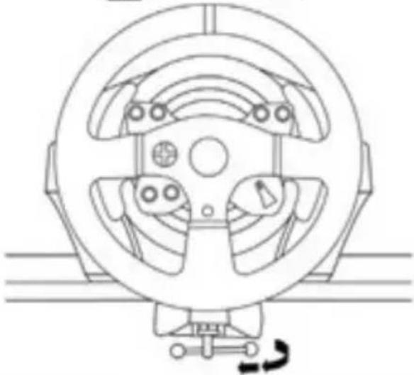 THRUSTMASTER TX Racing Wheel Leather Edition (Xbox One) - Attaching the racing wheel to a table or a desktop - 4