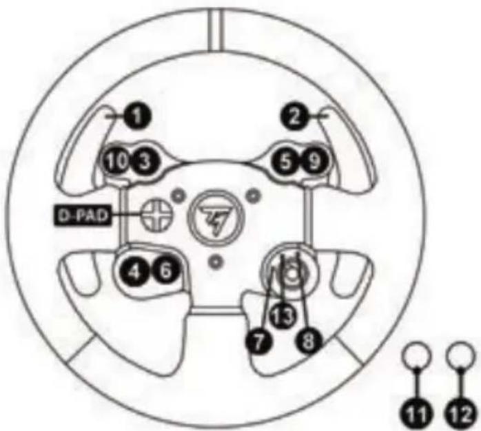 THRUSTMASTER TX Racing Wheel Leather Edition (Xbox One) - PC MAPPING - 1