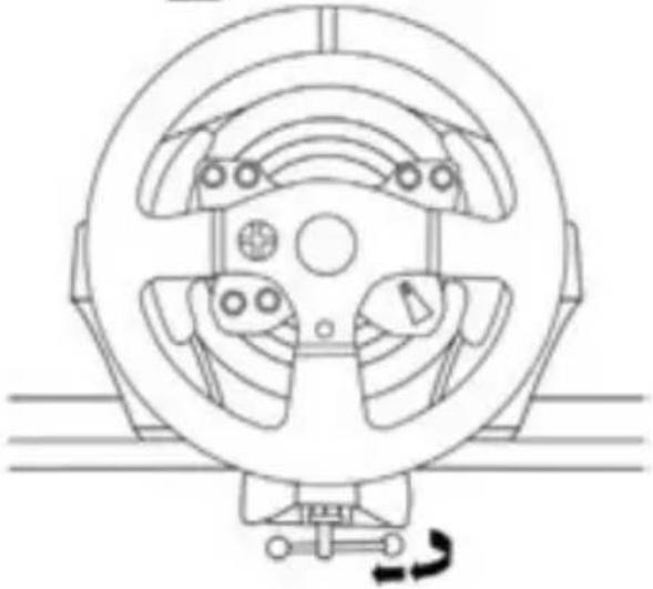 THRUSTMASTER TX Racing Wheel Leather Edition (Xbox One) - Fissare il volante a un tavolo o a una scrivania - 3