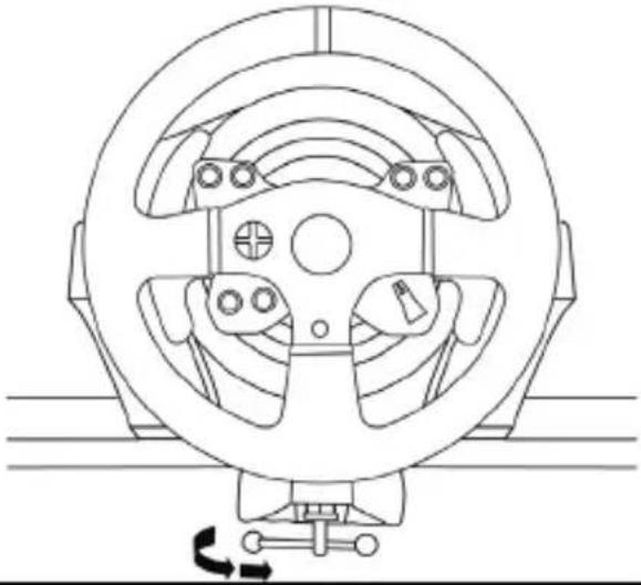 THRUSTMASTER TX Servo Base - Размещение рулевого колеса на столе. - 5