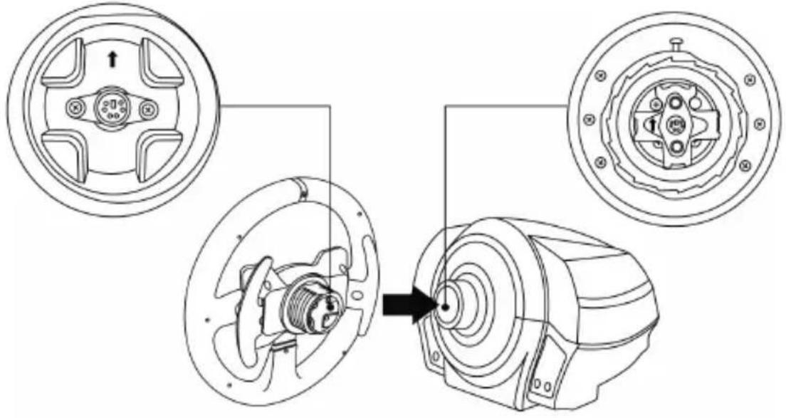 THRUSTMASTER TX Servo Base - FIXAÇÃO DO VOLANTE À BASE - 1