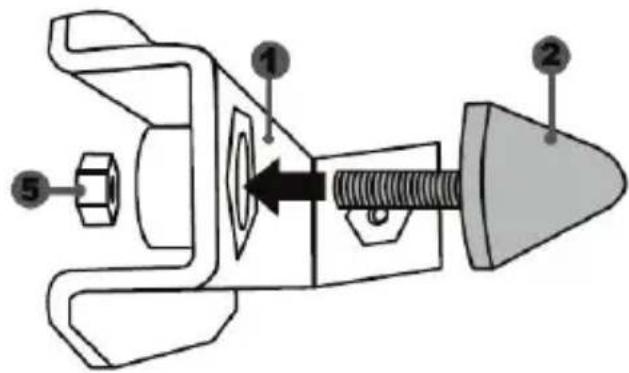 THRUSTMASTER TX Servo Base - 원뿔형 정지 장치 설치(“원뿔형 고무 브레이크”) - 1