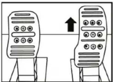 THRUSTMASTER TX Servo Base - Anpassen der HÖHE des Gaspedals - 2