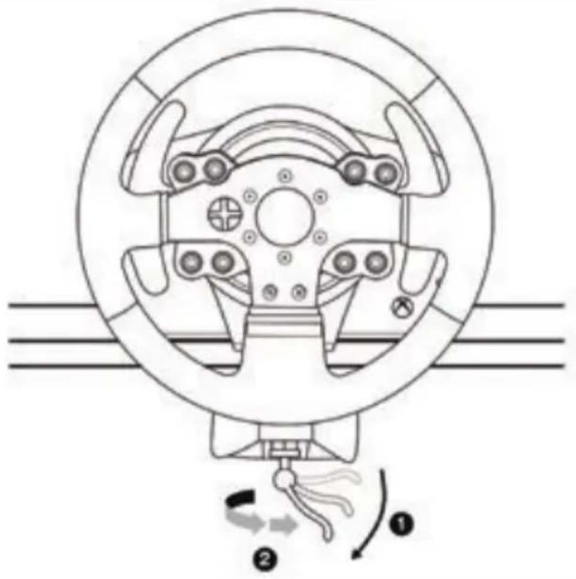 THRUSTMASTER TMX Pro - Yarış direksiyonunun bir sehpa veya masaya monte edilmesi - 3