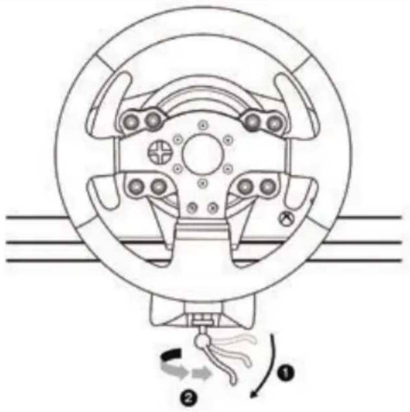 THRUSTMASTER TMX Pro - Attaching the racing wheel to a table or a desktop - 4