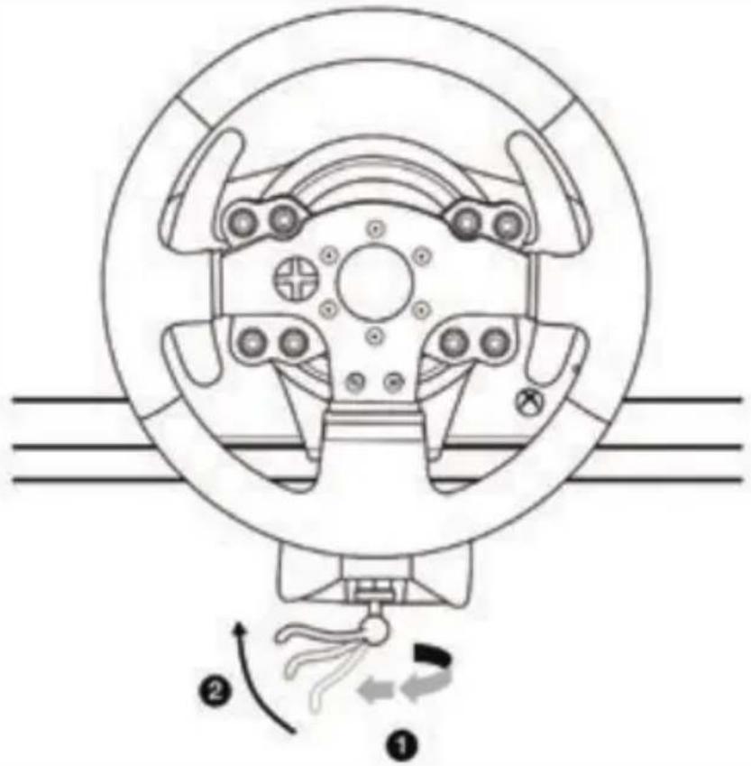 THRUSTMASTER TMX Pro - Yarış direksiyonunun bir sehpa veya masaya monte edilmesi - 2