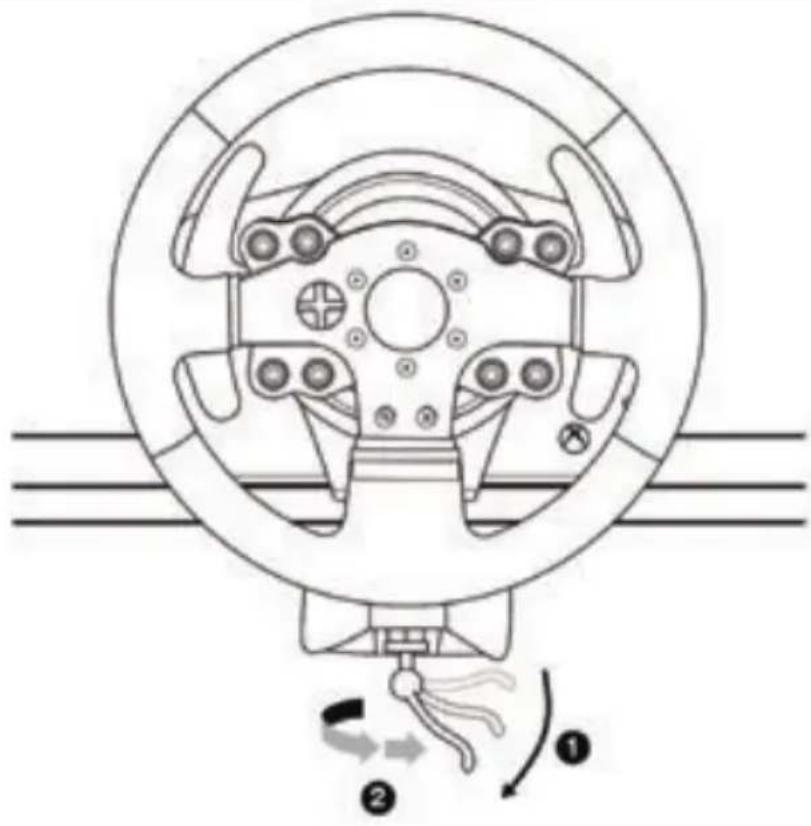 THRUSTMASTER TMX Pro - Fixer le volant sur une table ou un bureau - 3