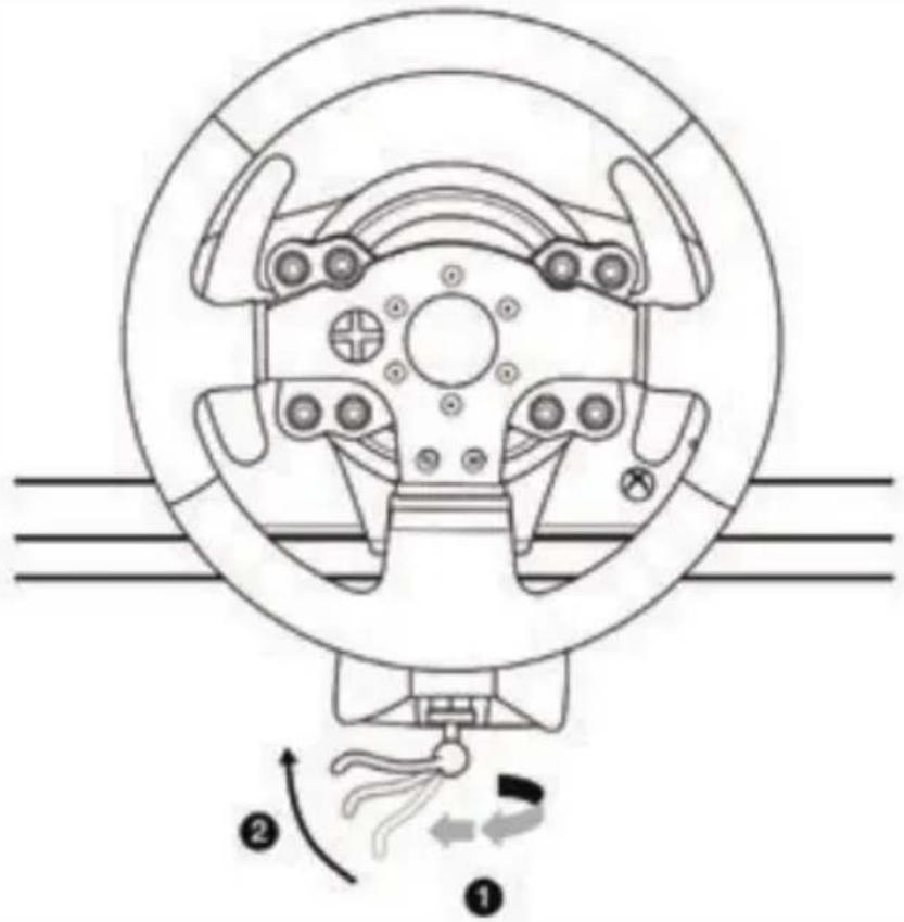 THRUSTMASTER TMX Pro - Attaching the racing wheel to a table or a desktop - 3