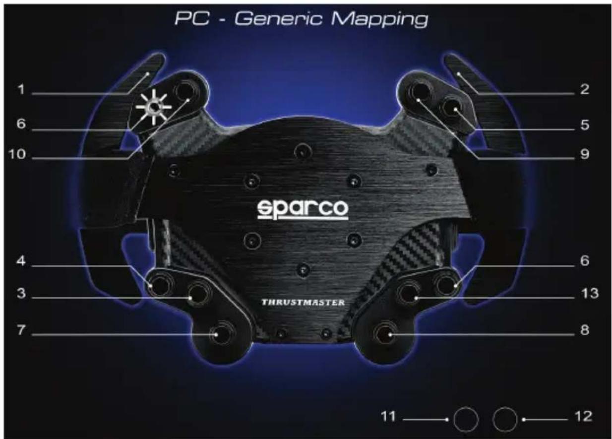 THRUSTMASTER TM Rally Wheel Sparco R383 Mod - MAPPING FÜR PC - 1