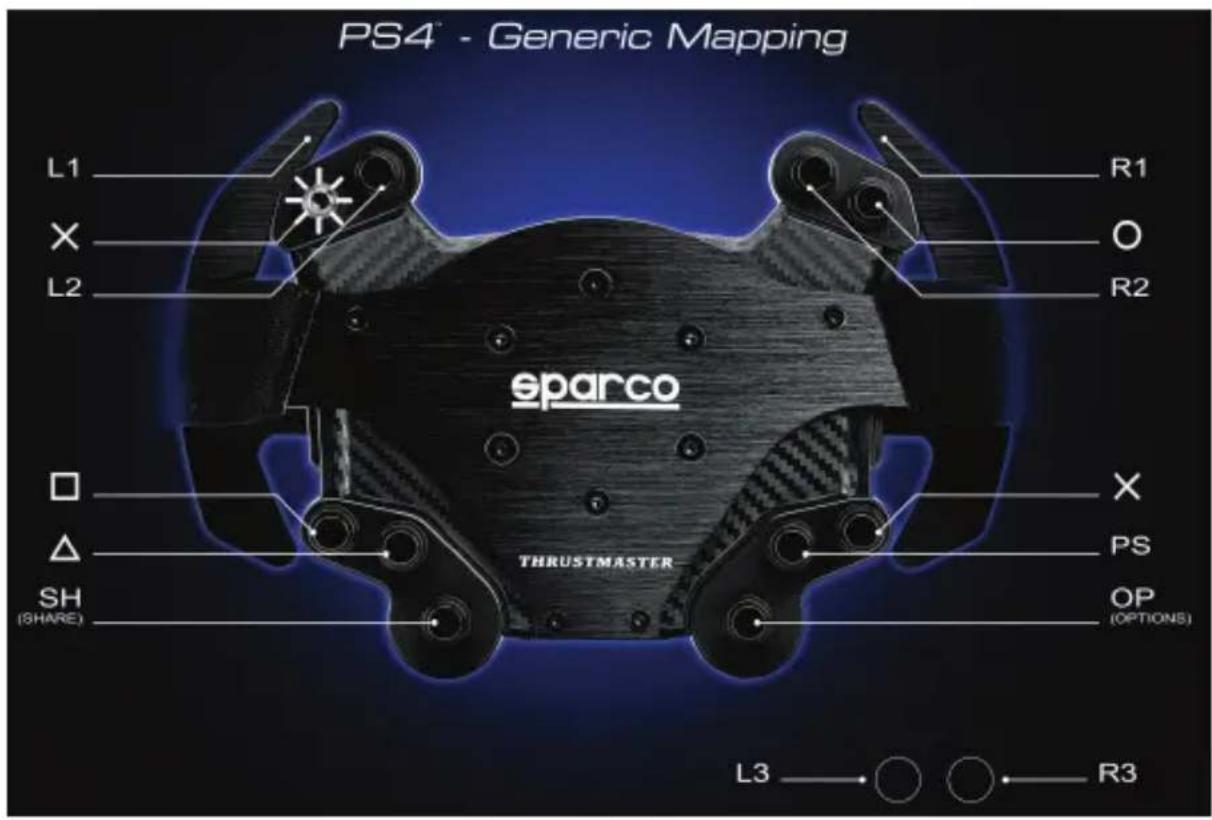 THRUSTMASTER TM Rally Wheel Sparco R383 Mod - MAPPING VOOR PC - 2