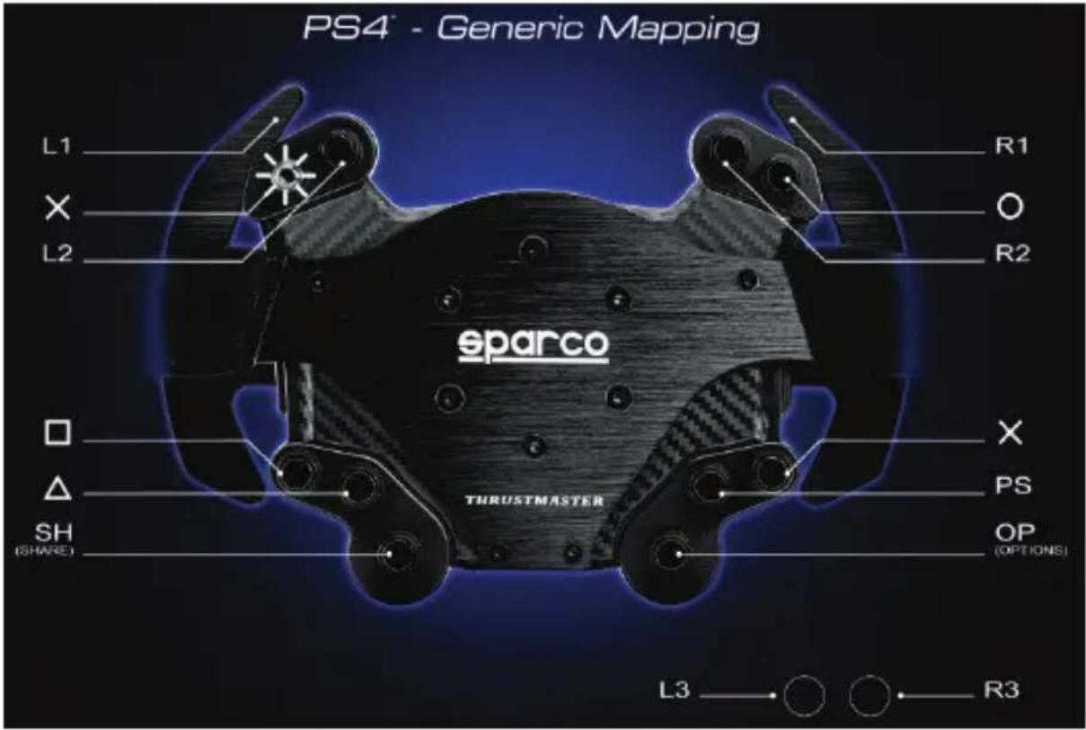 THRUSTMASTER TM Rally Wheel Sparco R383 Mod - PLAYSTATION®4 用 - 1