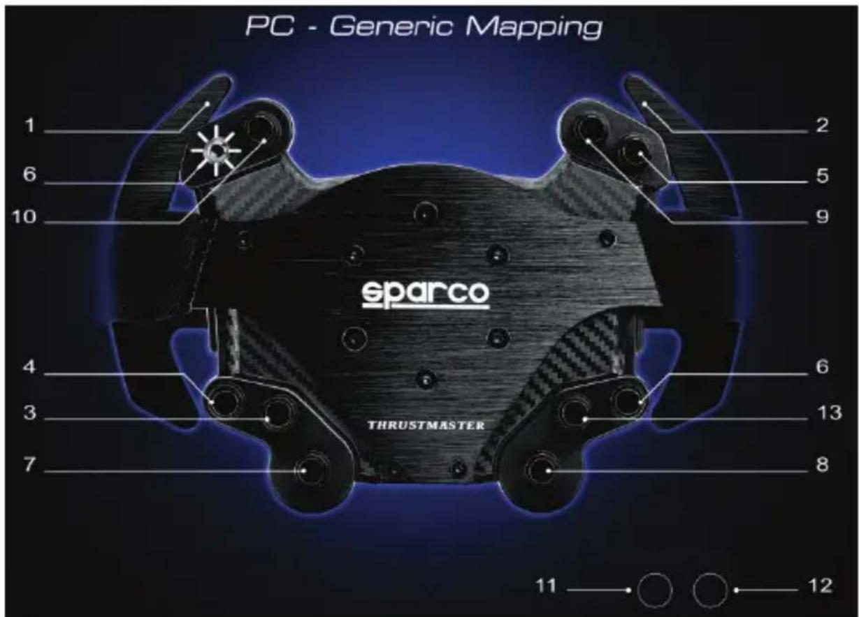 THRUSTMASTER TM Rally Wheel Sparco R383 Mod - PC 用 - 1
