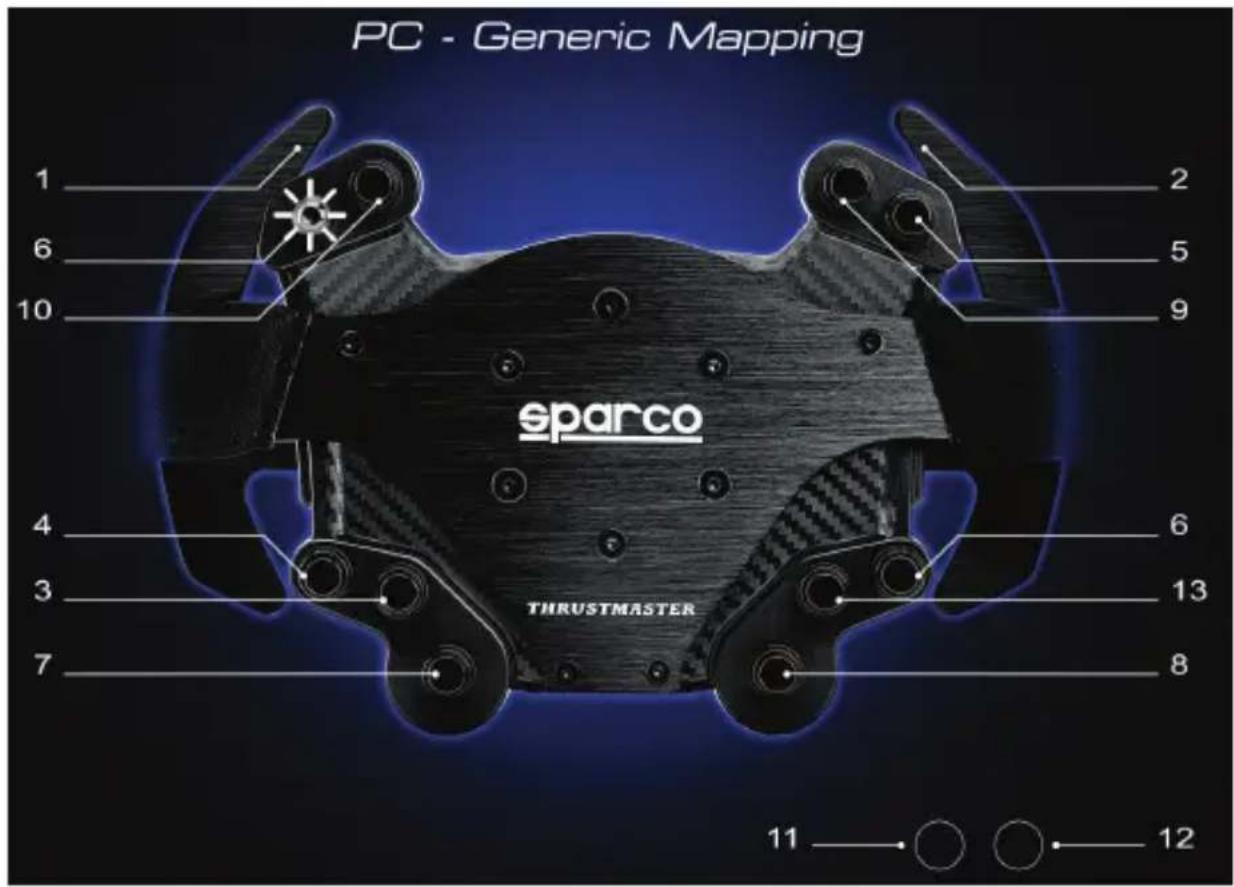THRUSTMASTER TM Rally Wheel Sparco R383 Mod - MAPEADO EN PC - 1