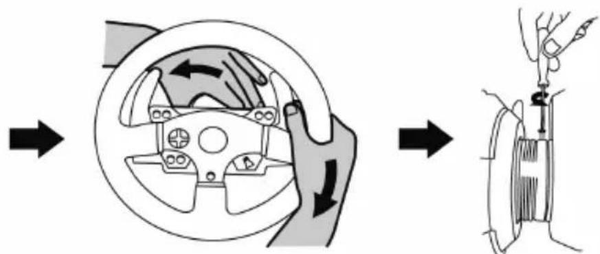 THRUSTMASTER TM Rally Wheel Sparco R383 Mod - 將賽車方向盤安裝至底座 - 2
