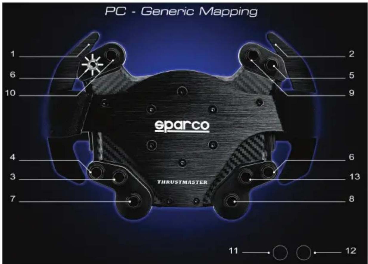 THRUSTMASTER TM Rally Wheel Sparco R383 Mod - MAPPATURA SU PC - 1