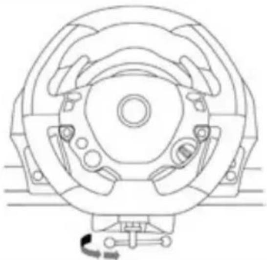 THRUSTMASTER TX Ferrari 458 Italia Edition - ステアリングホイールをテーブルまたは机に取り付ける - 4