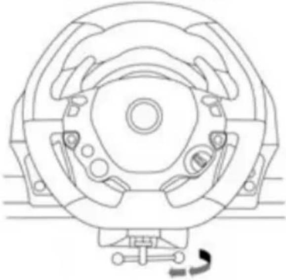 THRUSTMASTER TX Ferrari 458 Italia Edition - 테이블이나 책상에 레이싱 핸들 부착하기 - 3