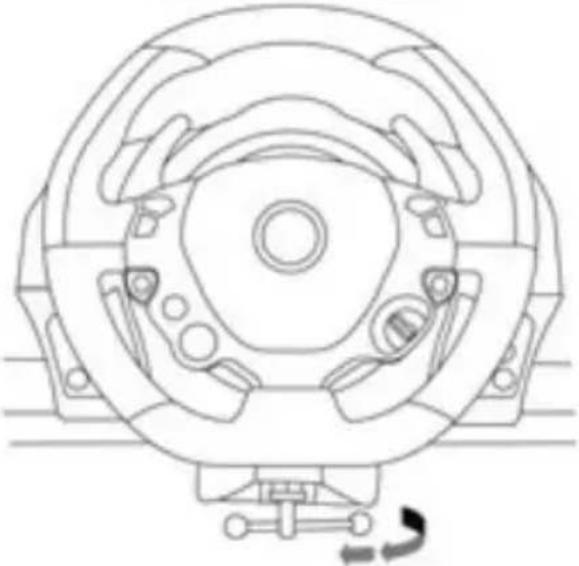THRUSTMASTER TX Ferrari 458 Italia Edition - Attaching the racing wheel to a table or a desktop - 4