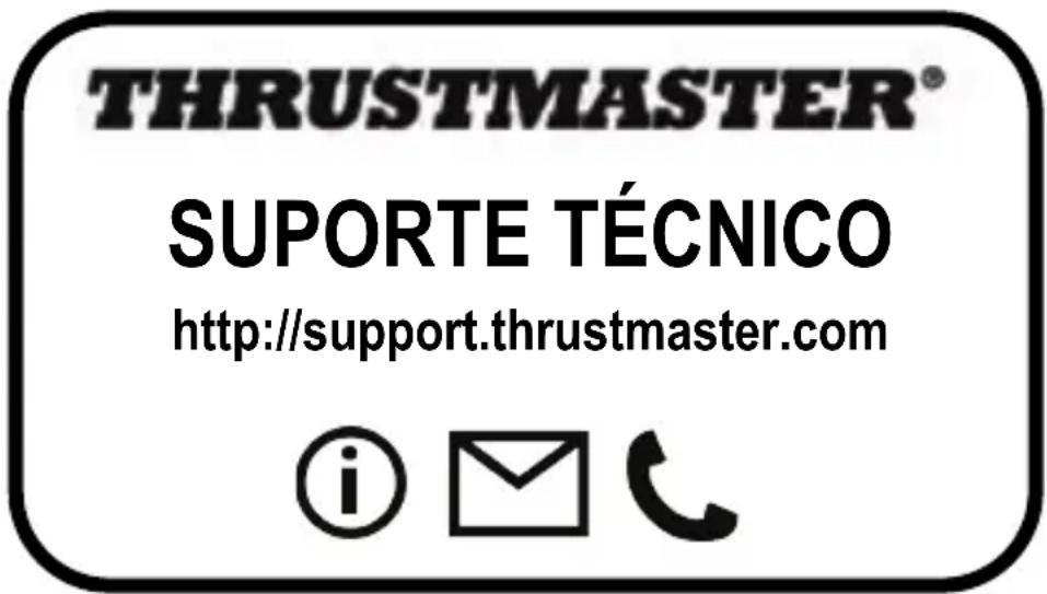 THRUSTMASTER® SUPORTE TÉCNICO http://support.thrustmaster.com © 📧