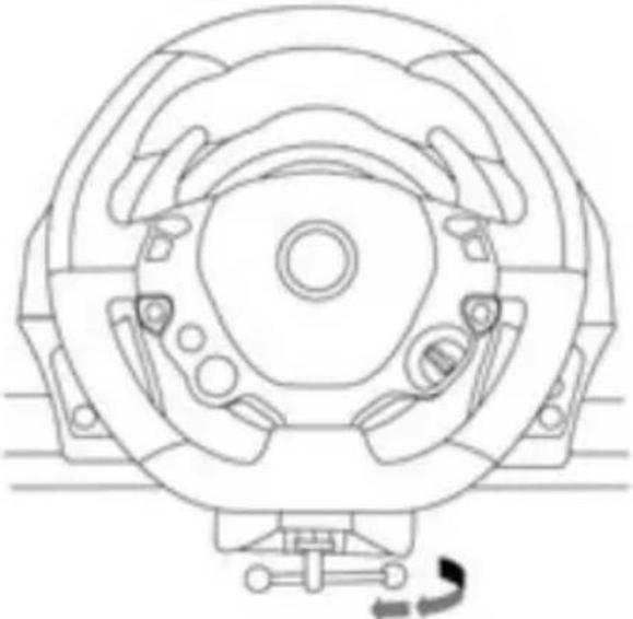 THRUSTMASTER TX Ferrari 458 Italia Edition - Attaching the racing wheel to a table or a desktop - 4