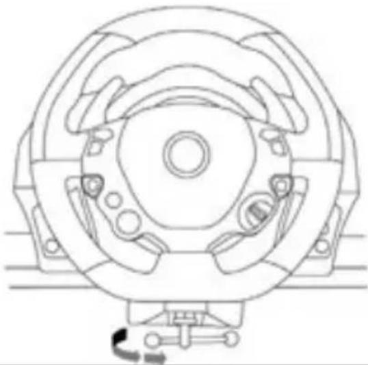THRUSTMASTER TX Ferrari 458 Italia Edition - Attaching the racing wheel to a table or a desktop - 5