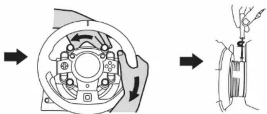 THRUSTMASTER TGT Racestuur - INSTALLARE IL VOLANTE SULLA SUA BASE - 2