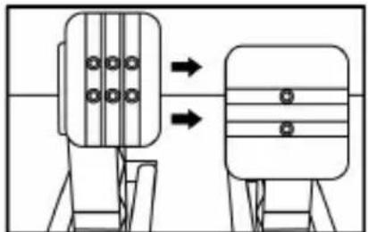 THRUSTMASTER TGT Racestuur - Adjusting the SPACING of the accelerator pedal and the clutch pedal - 3