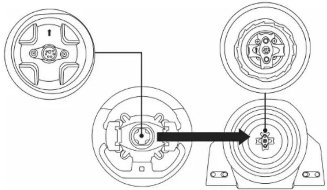 THRUSTMASTER TGT Racestuur - INSTALLACION DEL VOLANTE DE CARRERAS EN SU BASE - 1