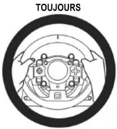 THRUSTMASTER TGT Racestuur - Avertissement - Blessures dues au retour de force et aux mouvements répétitifs (suite) - 3